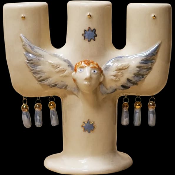 Trinity Candleholder — Small, Angel