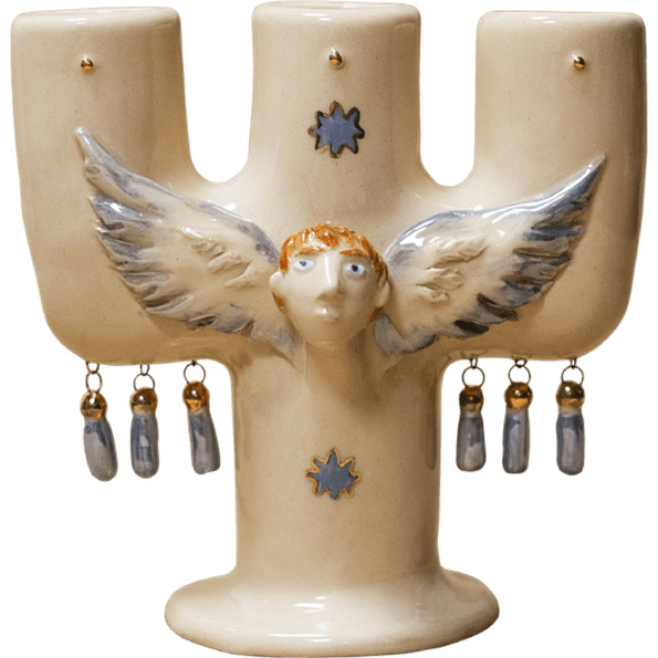 Trinity Candleholder — Small, Angel