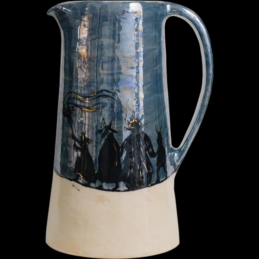 Pitcher — Malanka Procession, light base