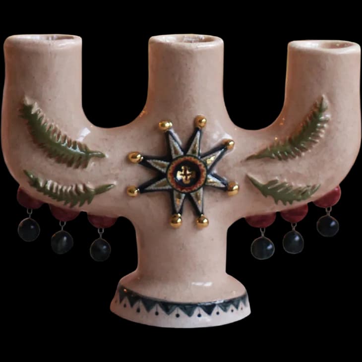 Trinity Candleholder — Small, light, with star