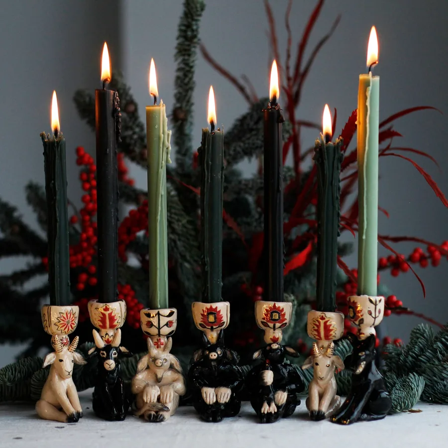 Wolf Candleholder — Otherworldly Eternal